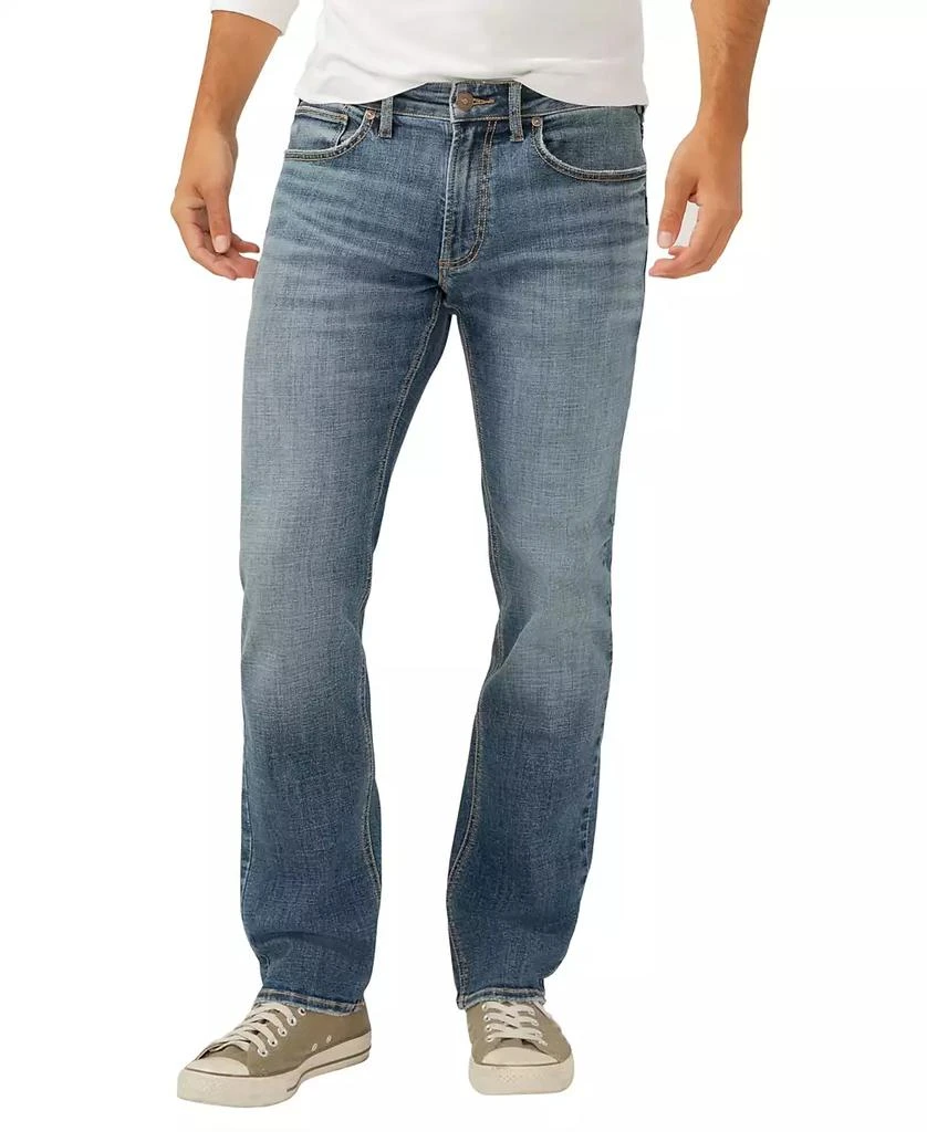 Silver Jeans Co. Men's Allan Slim Fit Straight Leg Jeans 1