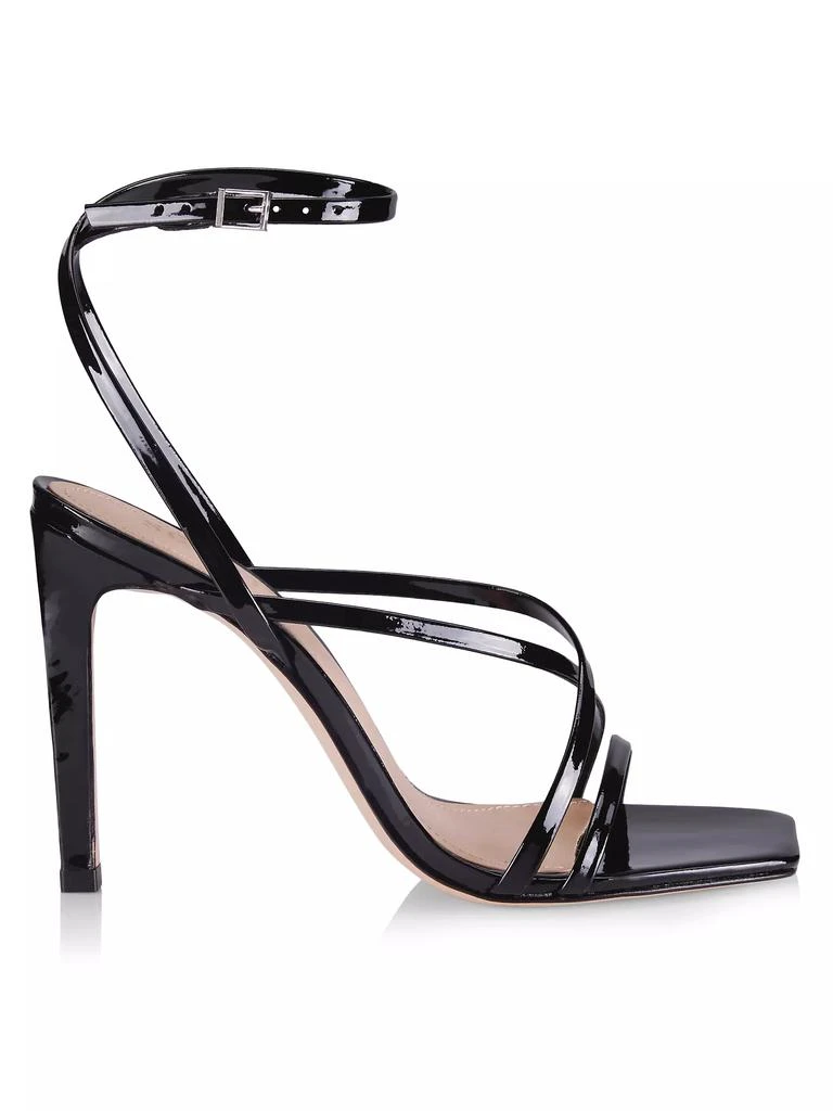 Schutz Bari Patent Leather Strappy Sandals 1