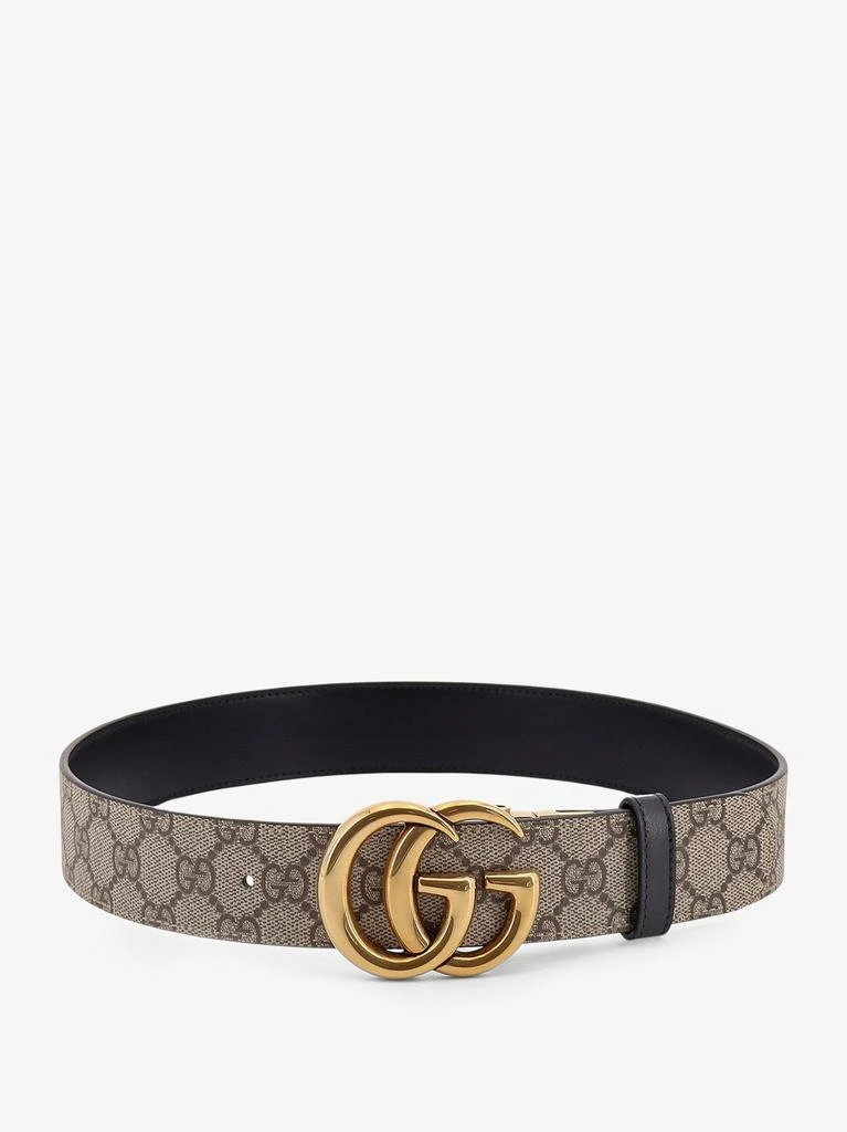 Gucci Leather and Supreme GG fabric reversible belt 1