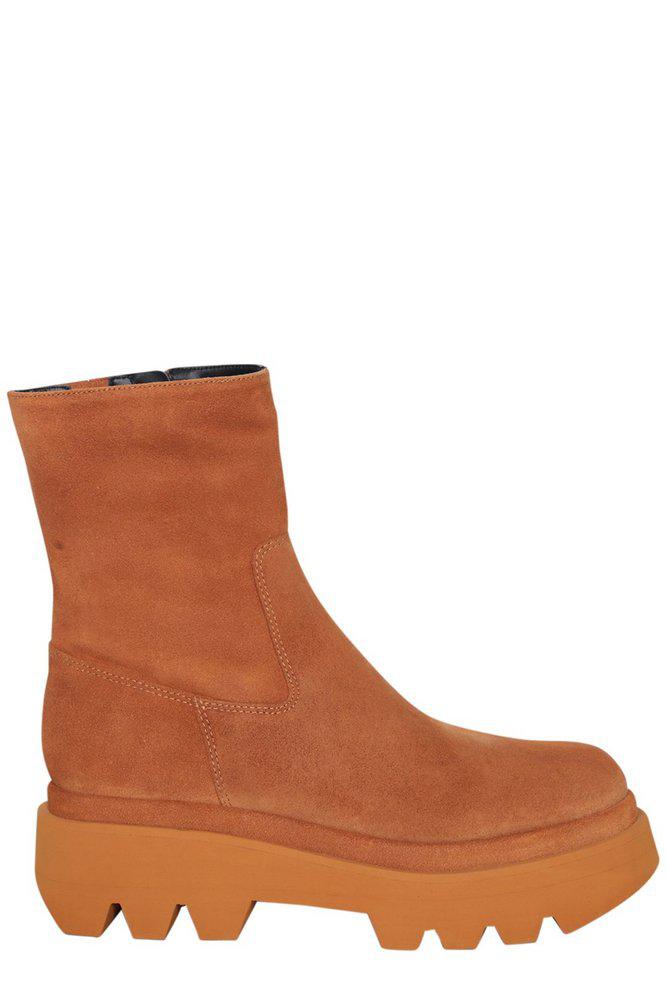 PALOMA BARCELÓ Paloma Barceló Osian Round-Toe Zipped Boots