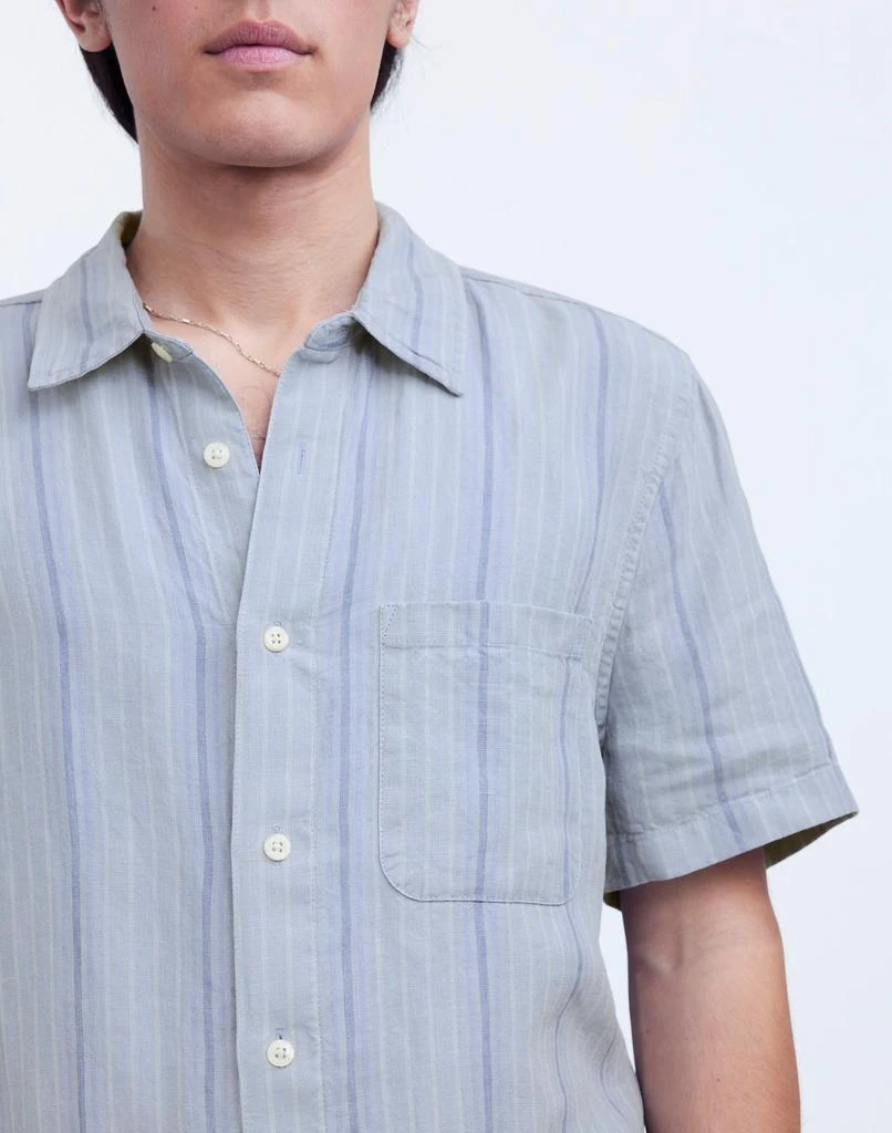 Madewell Easy Short-Sleeve Shirt in Linen 5
