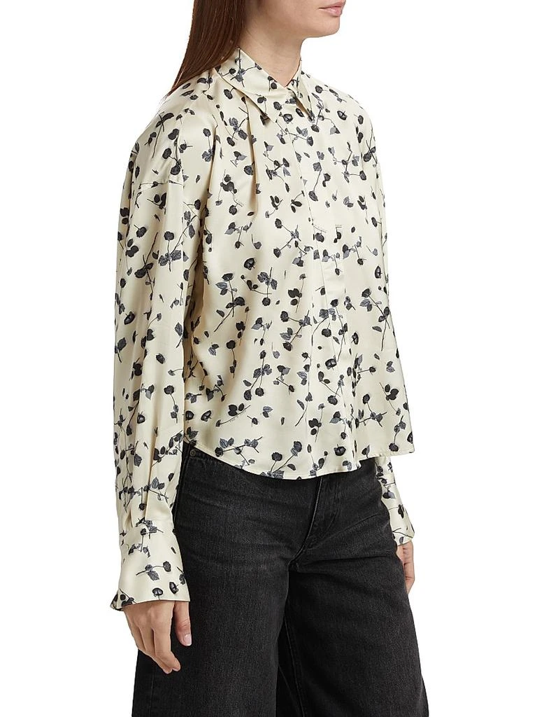 Rag & Bone Martha Floral Satin Shirt 4