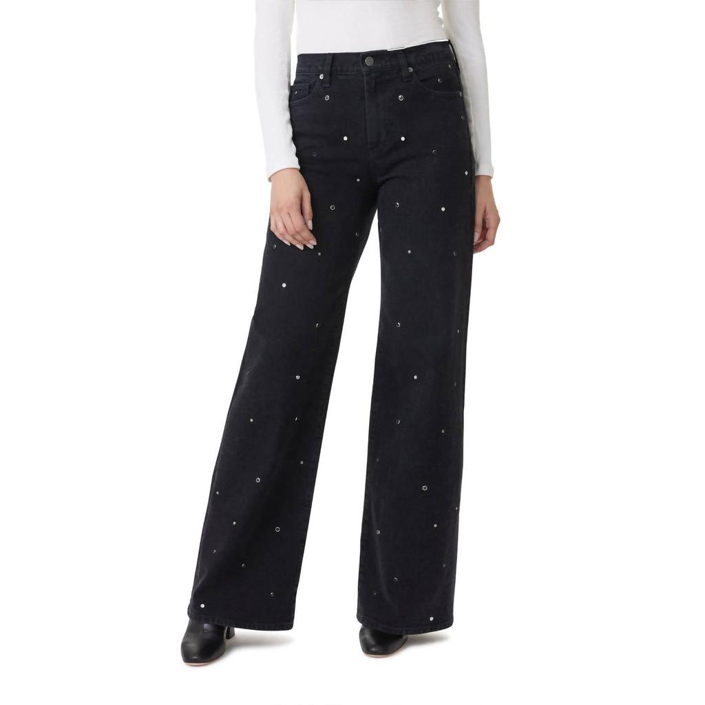 Habitual Habitual - Denver Wide Leg Grommet Jeans