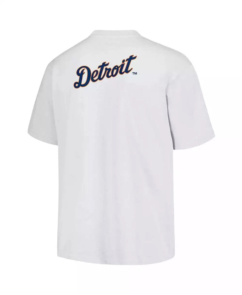 Pleasures Men's White Detroit Tigers Mascot T-shirt 3
