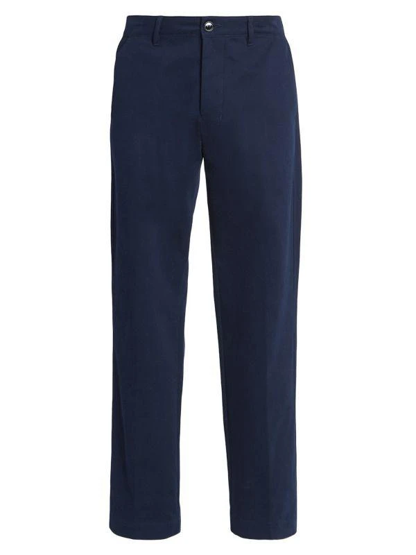 AMI Straight-Fit Cotton Trousers 5