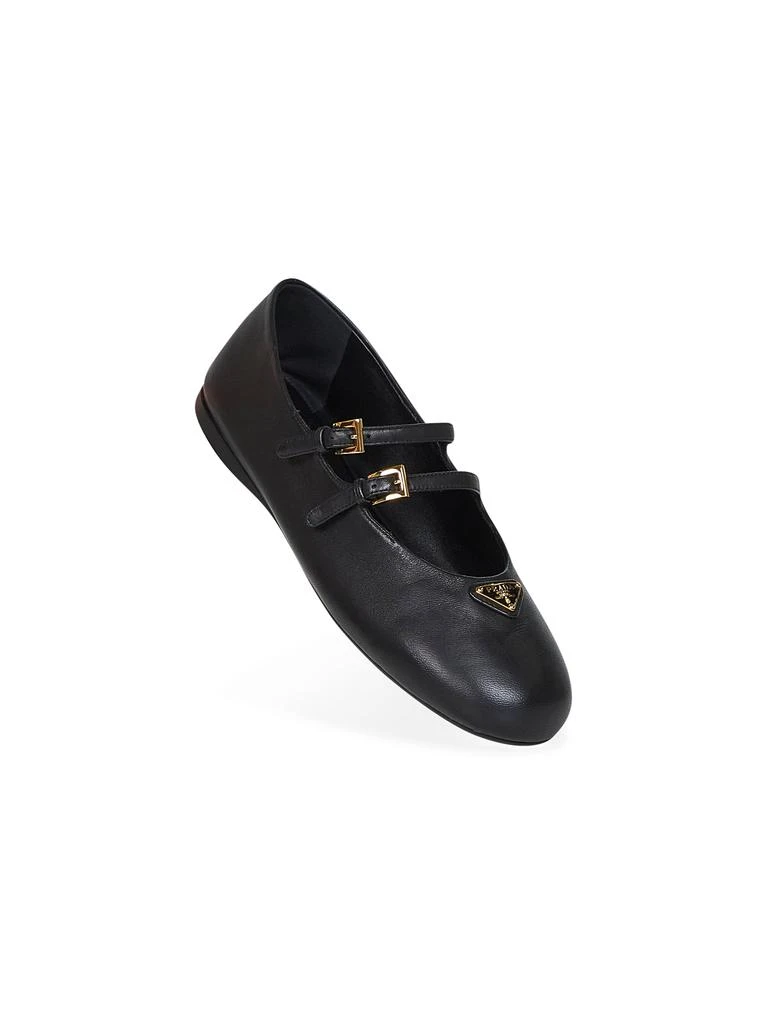 PRADA CALZATURE PRADA CALZATURE | Black nappa leather ballet flats | Women | 36 4
