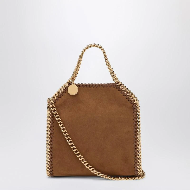 Stella McCartney Stella McCartney Brandy Coloured Micro Falabella Tote Bag 1