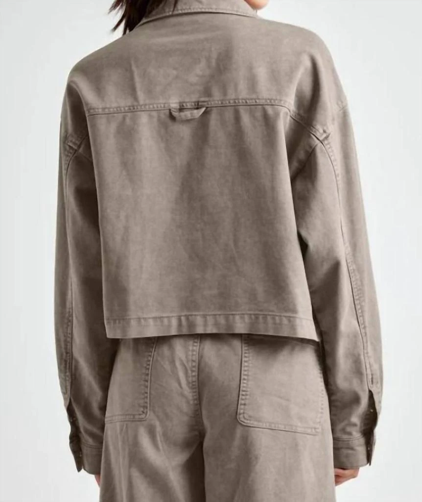 Splendid Sherpa Collar Jacket In Tawny 4