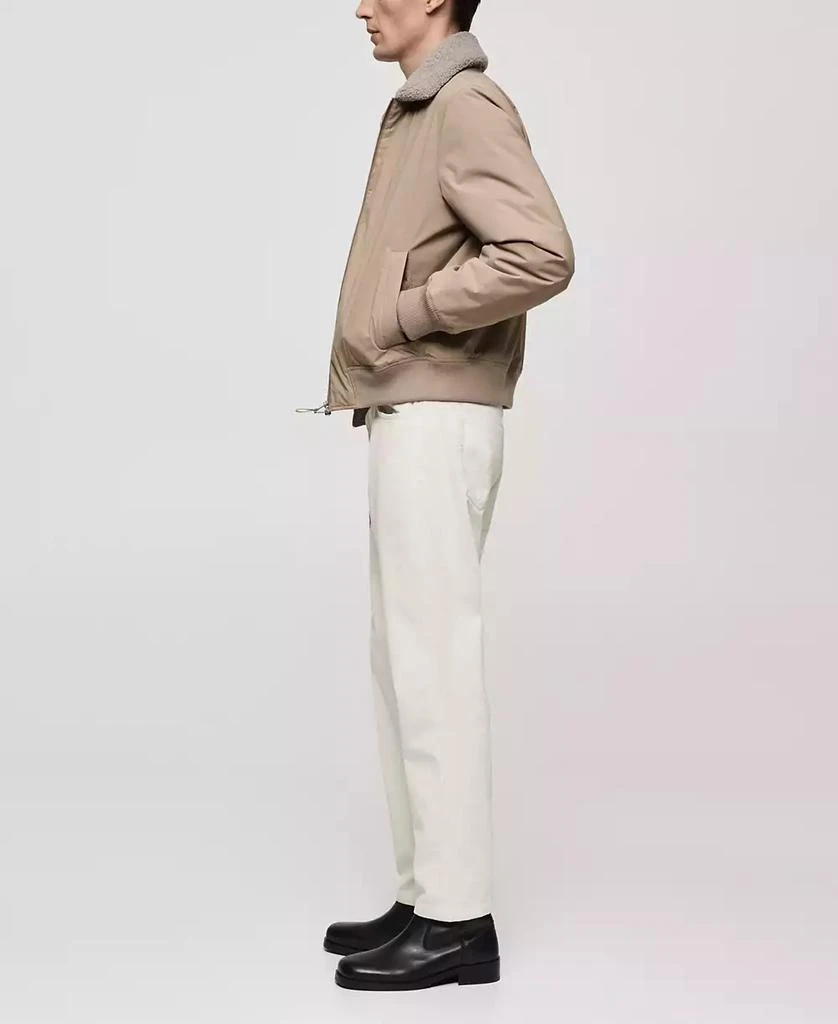 Mango Men's Regular-Fit Corduroy Pants 4