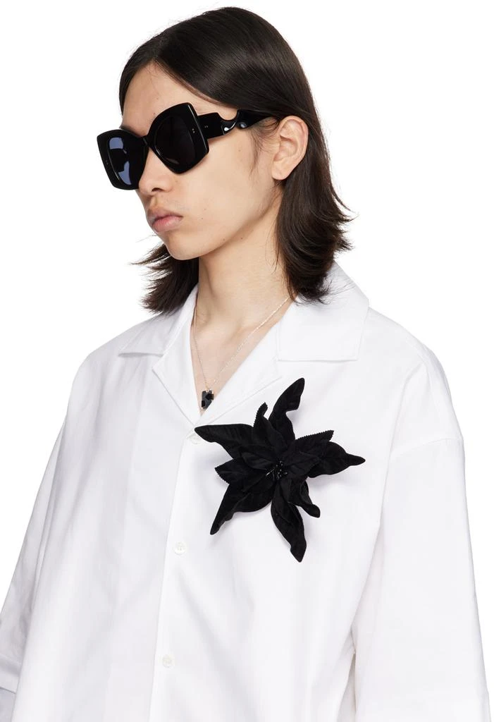 JW Anderson SSENSE Exclusive Black Twister Sunglasses 4