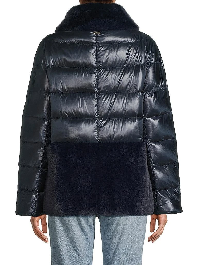 Herno Faux-Fur Down Puffer Jacket 5