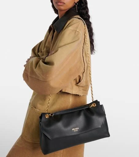 Prada Medium leather shoulder bag 2