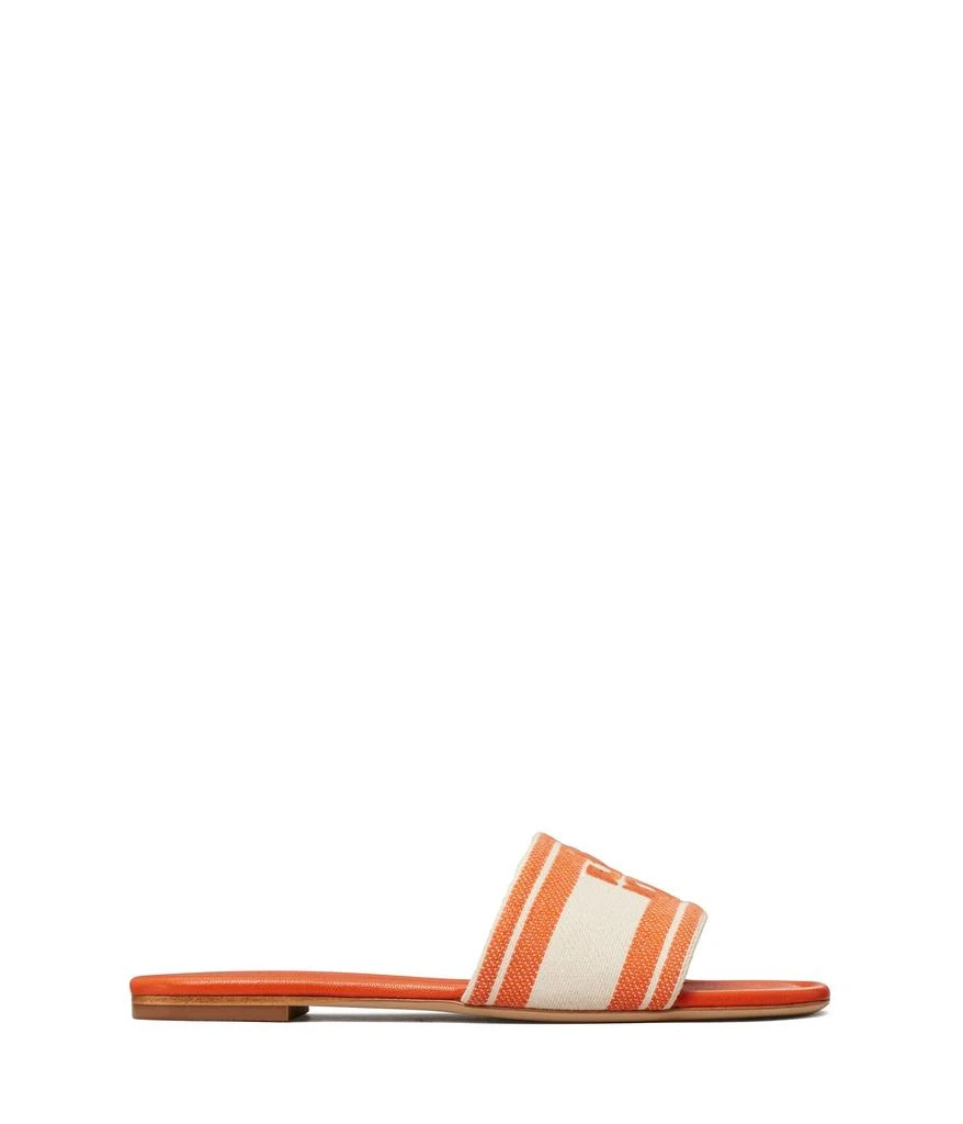 Tory Burch Double T Jacquard Slide 4