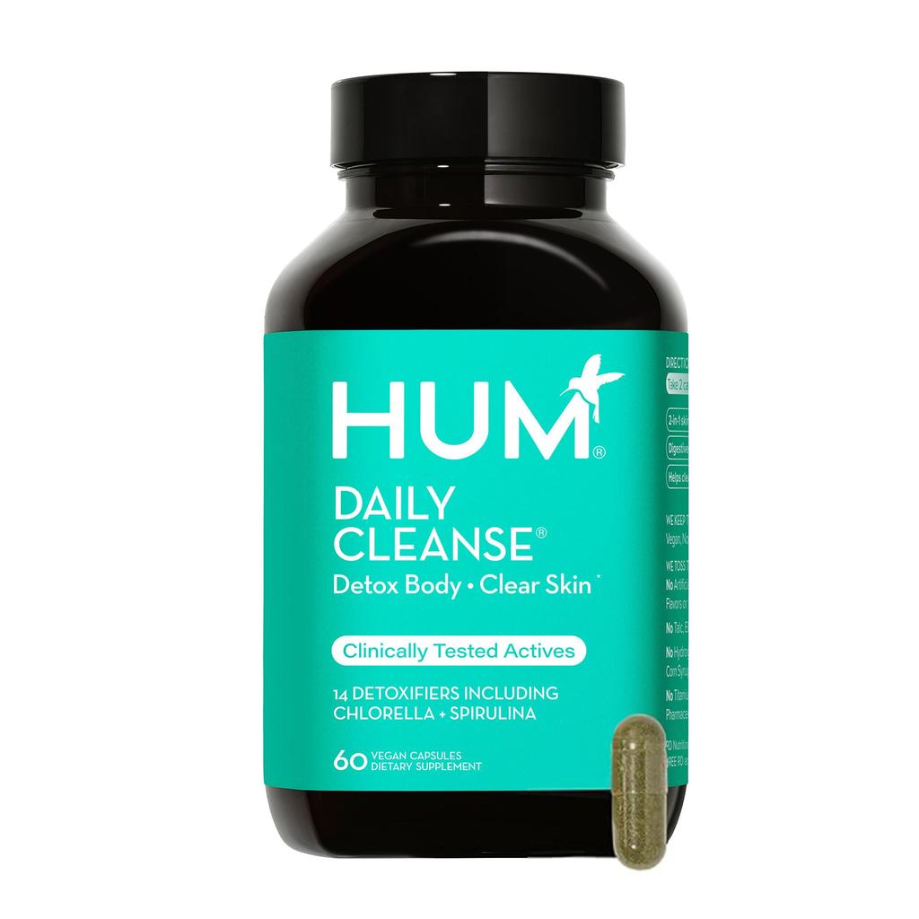 Hum Nutrition Daily Cleanse Clear Skin and Acne Supplement