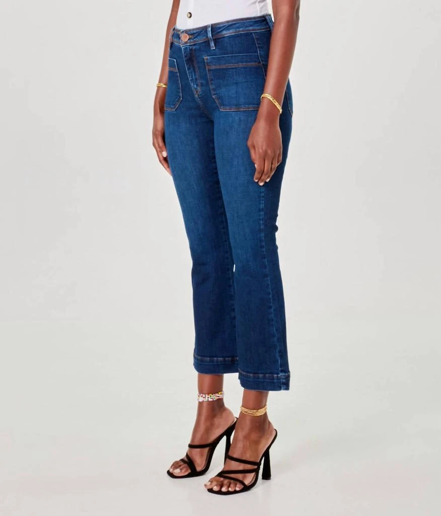 Lola Hats Lola Hats - High Rise Crop Flare Denim 4
