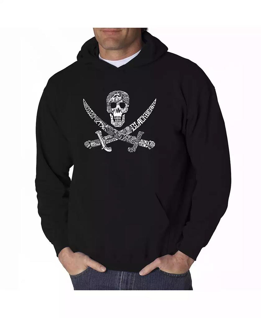 LA Pop Art Men's Word Art Hoodie - Pirate