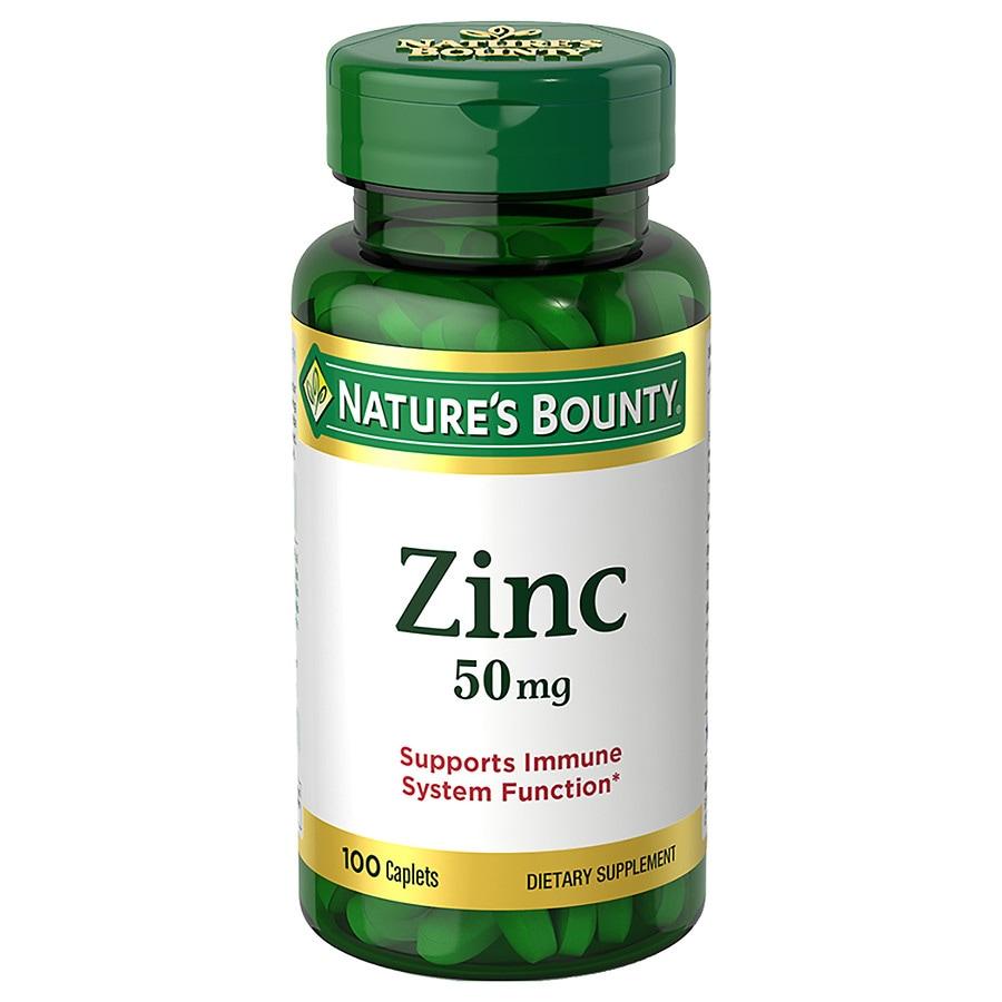 Nature's Bounty Zinc 50 mg Caplets