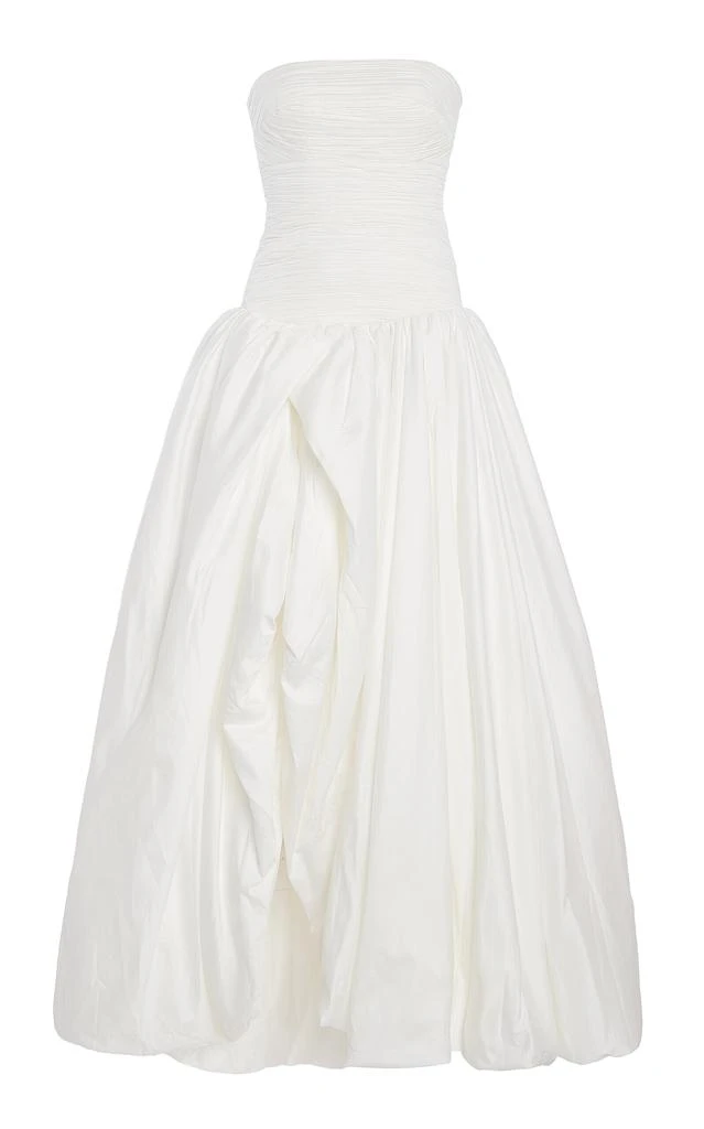 Aje Aje - Violette Bubble-Hem Cotton Maxi Dress - Ivory - AU 12 - Moda Operandi 1