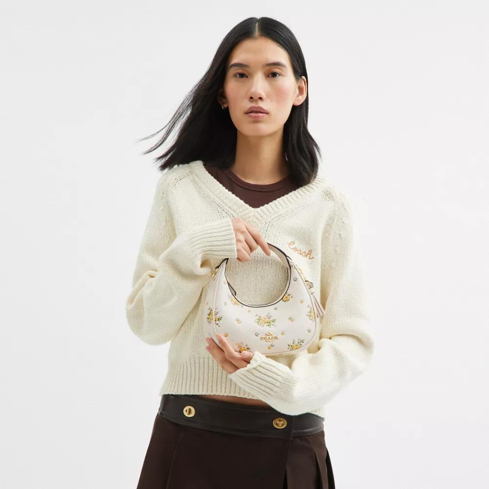 Coach Carmen Mini Crossbody Bag With Floral Print
