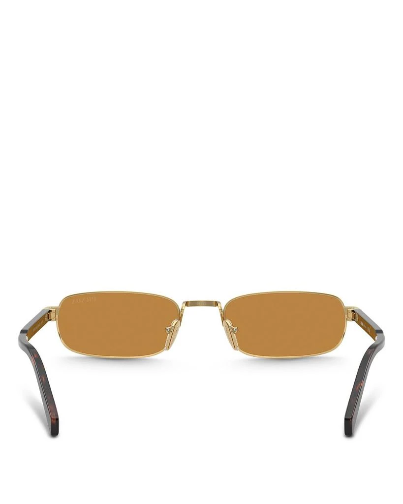 Prada Iconic Plaque Rectangle Sunglasses, 54mm 3