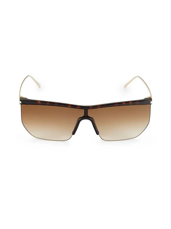 Yves Saint Laurent 72MM Shield Sunglasses 1