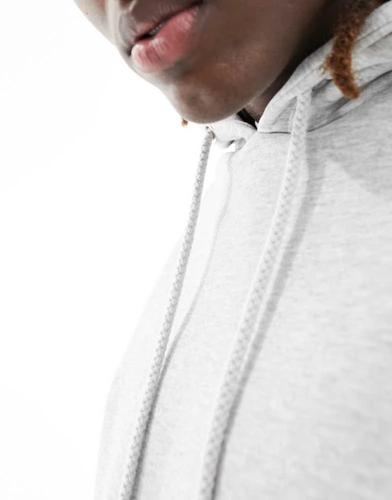 COLLUSION COLLUSION hoodie in grey marl 3