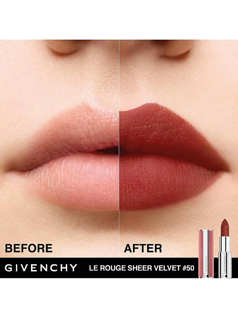 Givenchy Le Rouge Sheer Velvet Lipstick 4