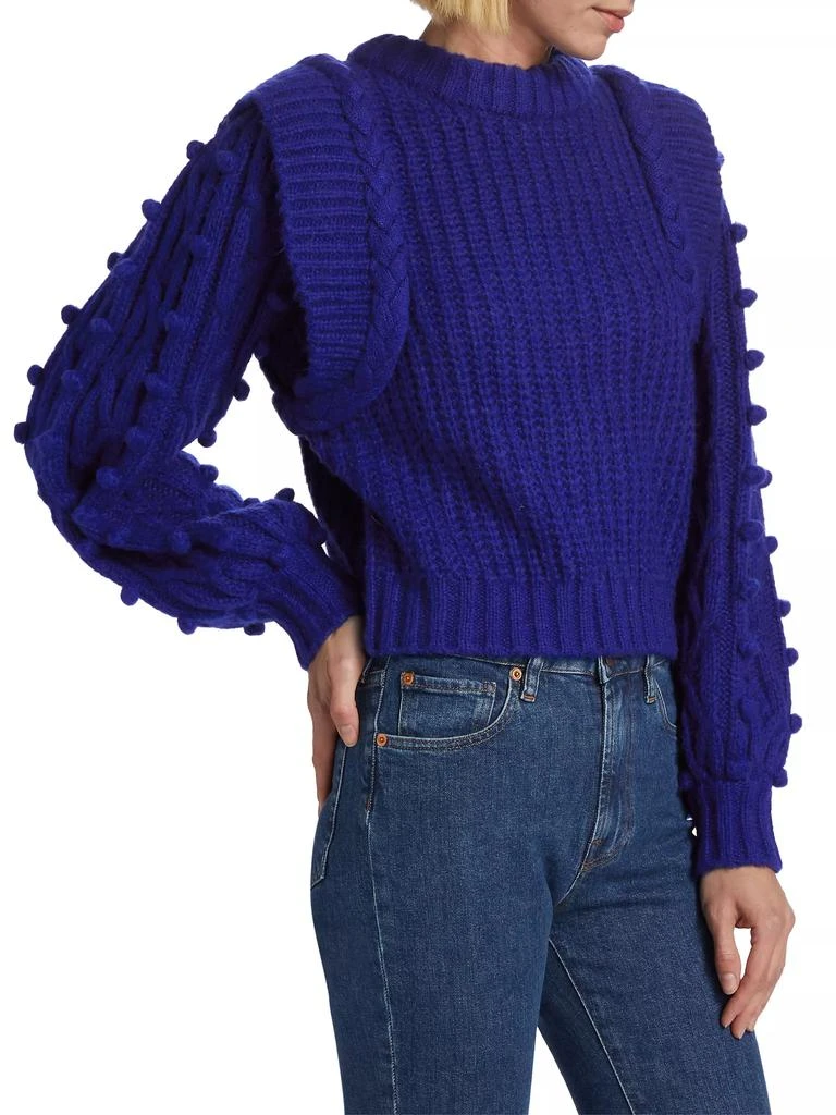Farm Rio Textured Braided Sweater 4