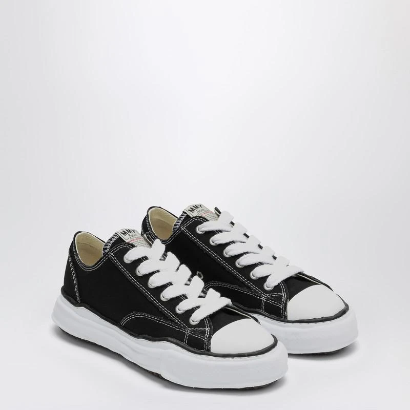 Maison MIHARA YASUHIRO Maison Mihara Yasuhiro Black Peterson Low Sneakers In Canvas 1