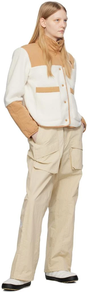 The North Face White & Tan Cragmont Jacket 4
