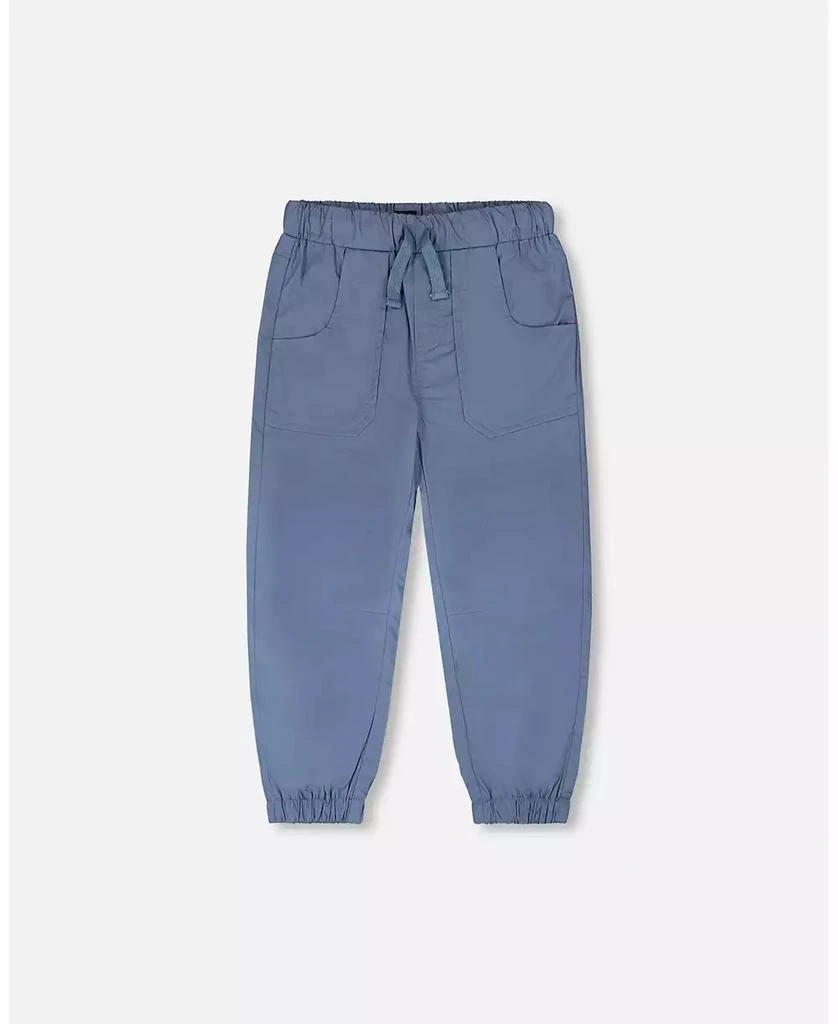 Deux par Deux Baby Boys Parachute Jogger with Patch Pockets
