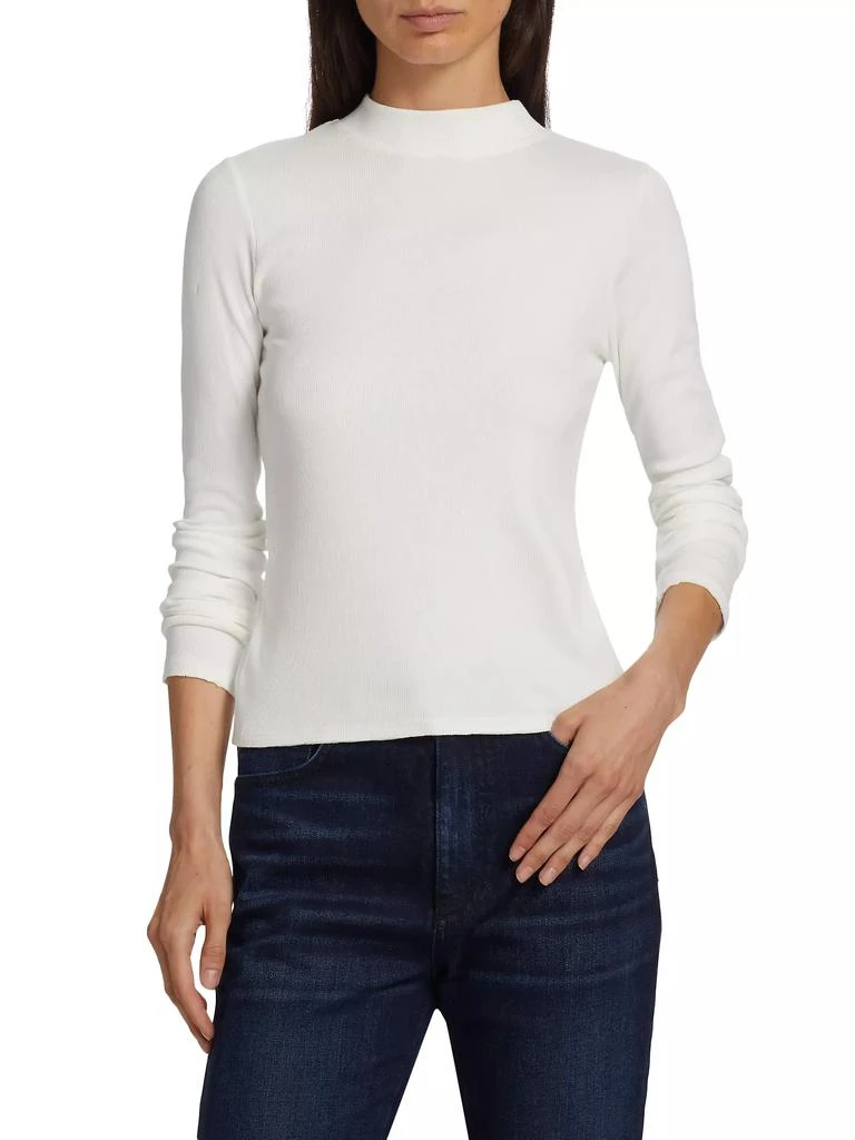 Askk NY Ribbed Mock Turtleneck Top 3