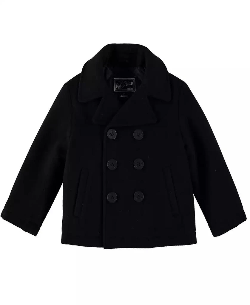 S Rothschild & CO Toddler & Little Boys Double Breasted Peacoat 1