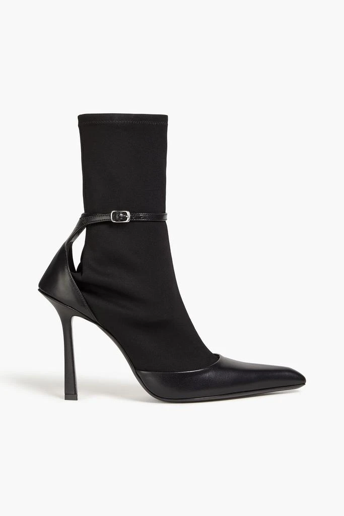 Alexander Wang Scuba and leather sock boots 1