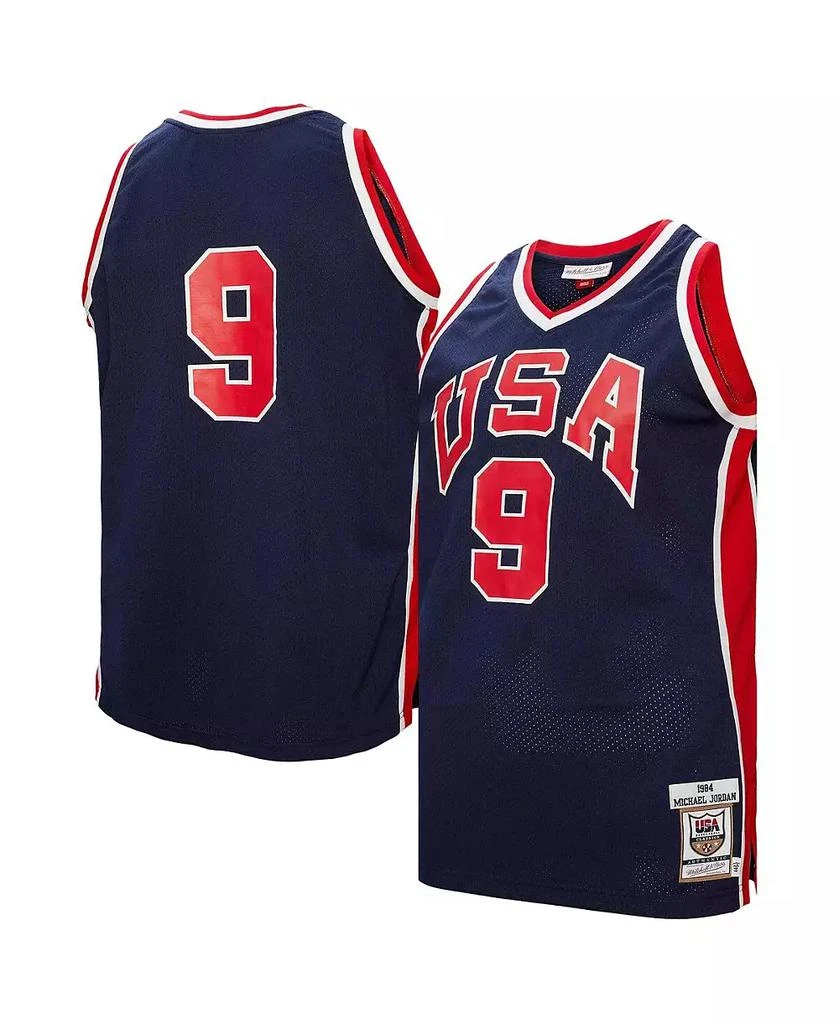 Mitchell 
Ness Men
s Michael Jordan Navy USA Basketball 1984 Authentic Jersey