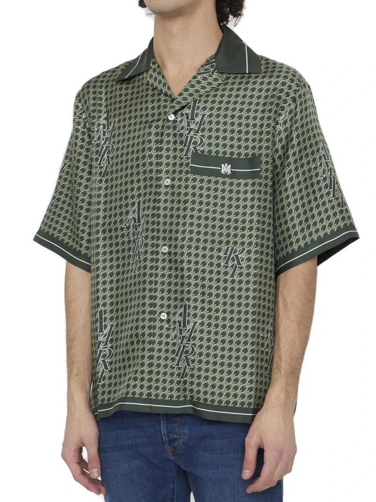 AMIRI Amiri Houndstooth Short-Sleeved Bowling Shirt 4