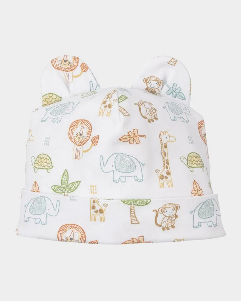 Kissy Kissy Boy's Jungle Adventure Convertible Gown & Hat Set, Size Newborn-S 3