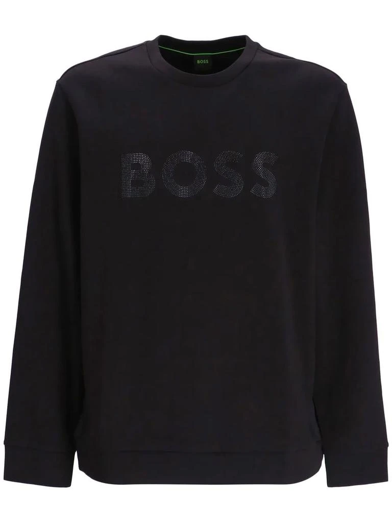 Hugo Boss BOSS Rhinestone Embellished Sweater Black 1