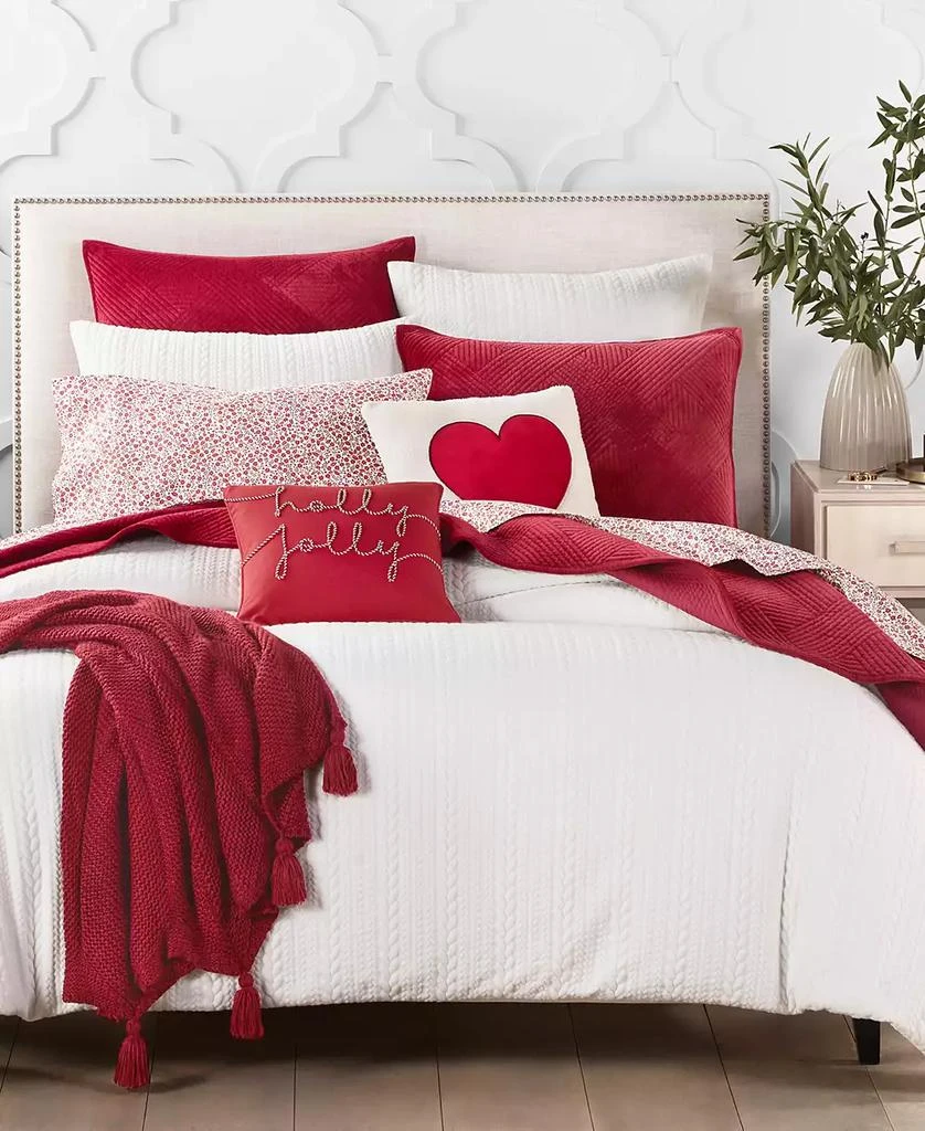 Charter Club LAST ACT! Cable Knit 3-Pc. Comforter Set, Full/Queen, Exclusively at Macy’s 8