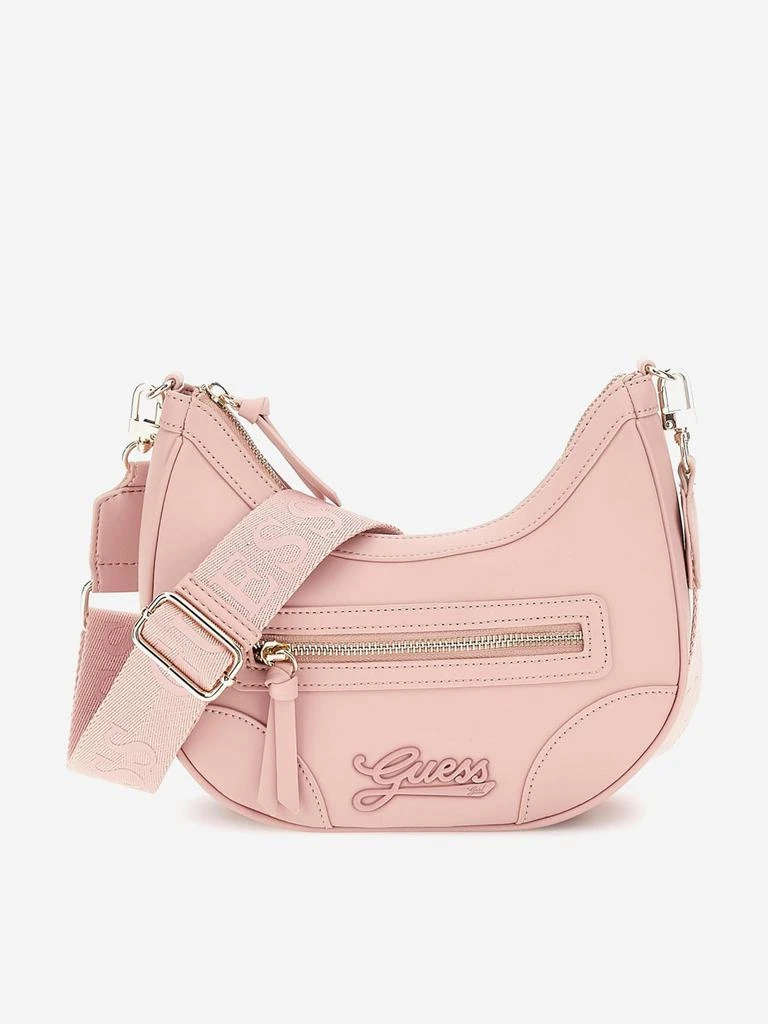 GUESS Guess Girls Logo Shoulder Bag in Pink (23cm) 1