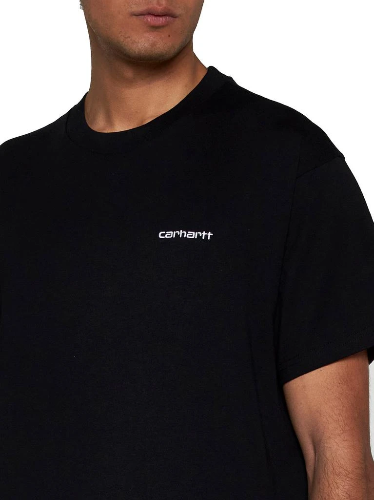 Carhartt WIP CARHARTT WIP | Black S/S Script Embroidery T-shirt | Man | S 5