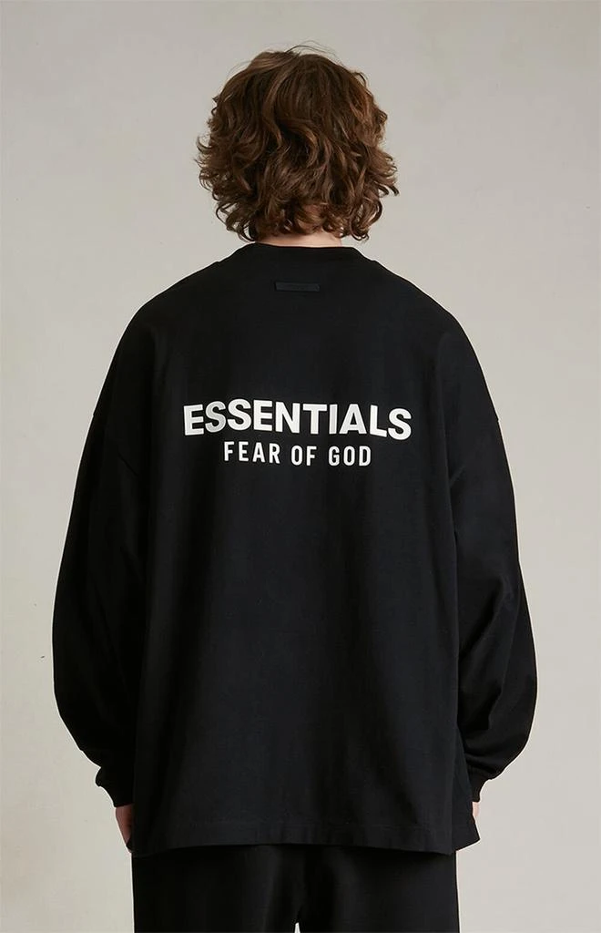 Essentials Black Long Sleeve T-Shirt 4
