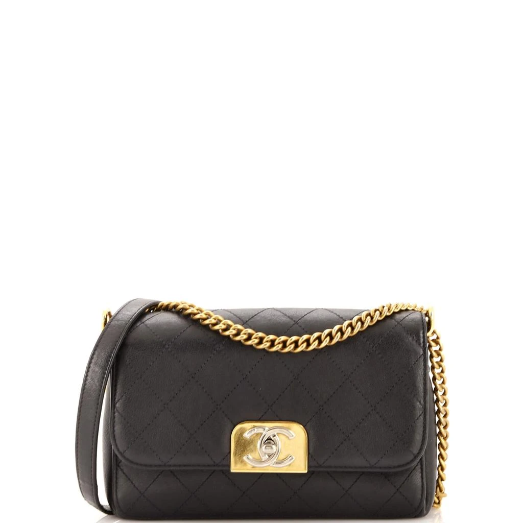 Chanel Straight Lines Flap Bag Quilted Calfskin Small 1