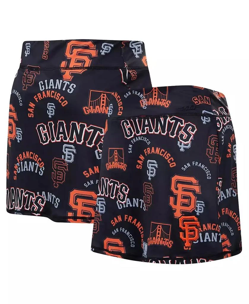 Pro Standard Women's Black San Francisco Giants Toss Logo Lux Skirt 1