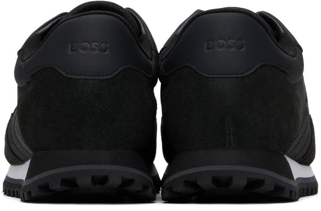 Hugo Boss Black Mixed-Material Sneakers 2