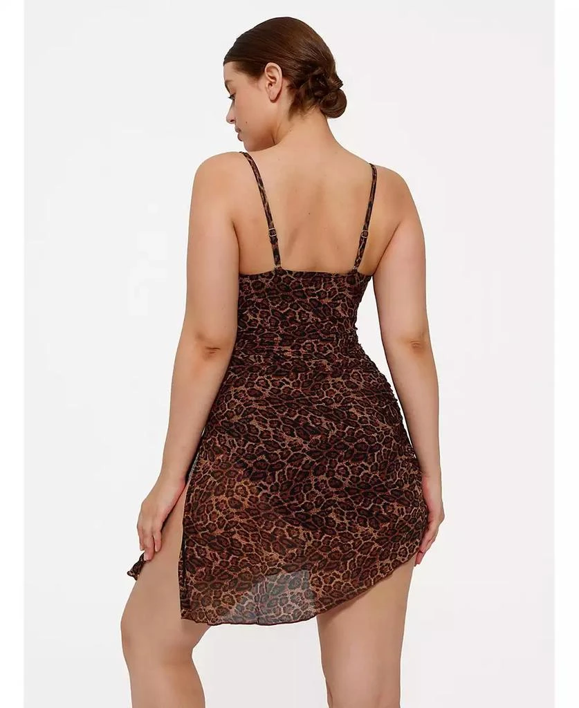 Popilush Women
s Shapewear Ruched Convertible One-Piece Swimsuit 4