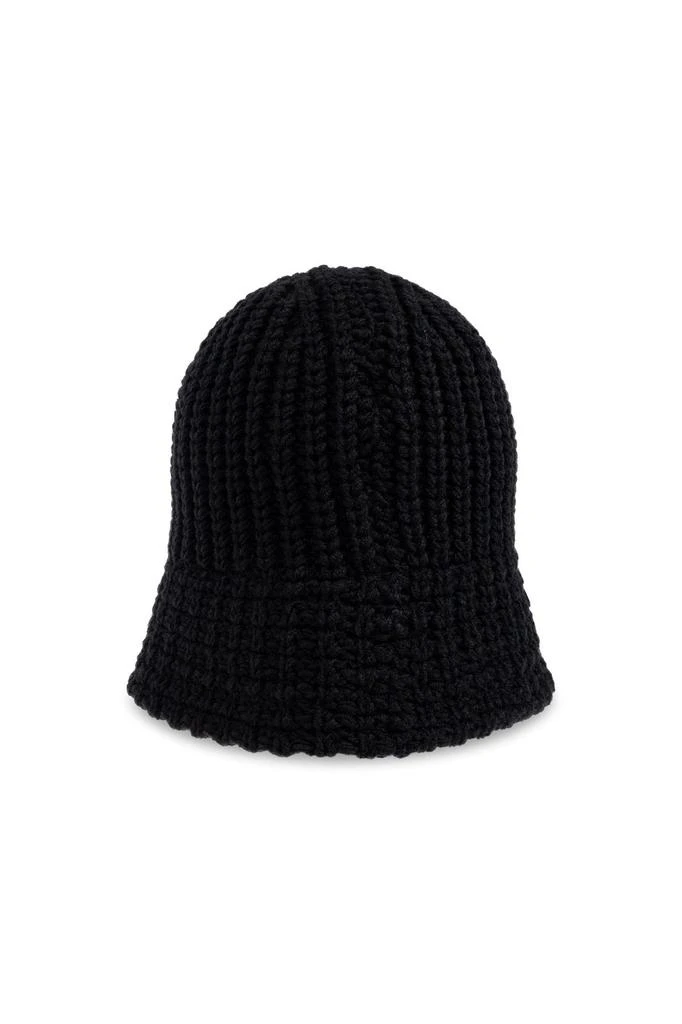 YOHJI YAMAMOTO Yohji Yamamoto W/AC Cardigan Stitch Knit Stitch Hat 2