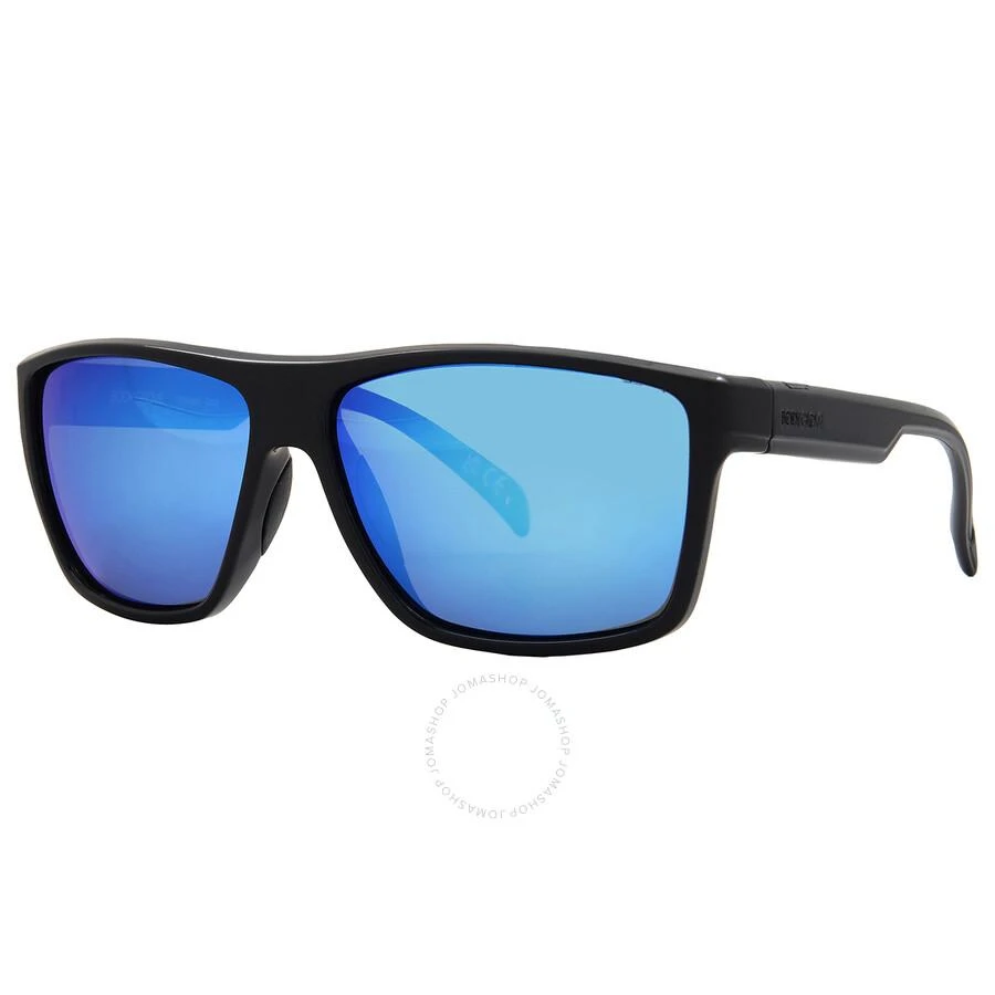 Body Glove BGFL 1801 Polarized Blue Mirror Sport Unisex Sunglasses 10269764.MCV BLKBLU 2