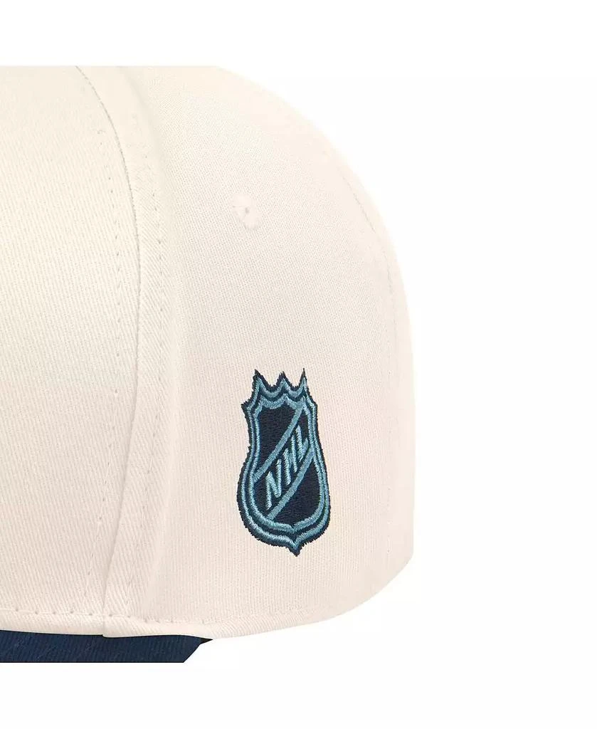 Starter Men's Cream/Navy Boston Bruins Blue Wave Classic Adjustable Hat 3