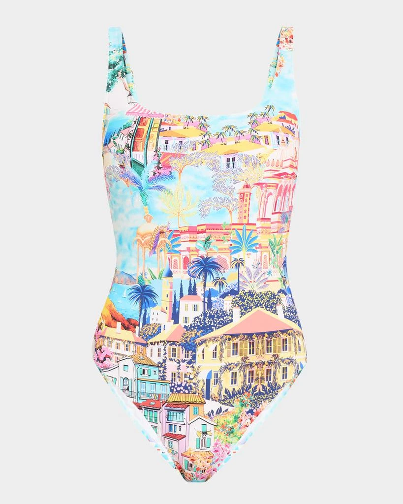 Johnny Was Cannes Tank One-Piece Swimsuit 1